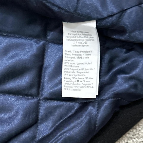 J.Crew Women's Italian Stadium-Cloth Coat by Nello Gori Black Size 2 Petite - Picture 7 of 8